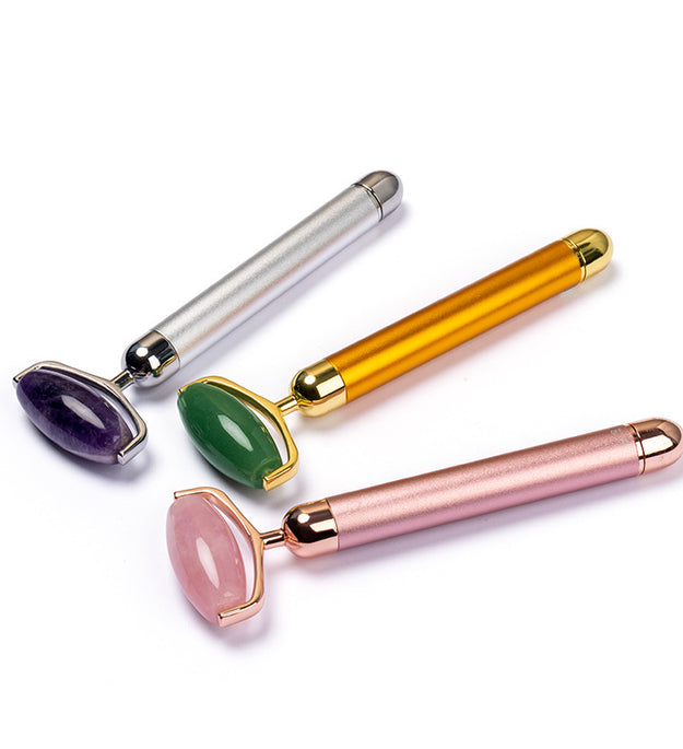 Jade Roller Electric  Roller Face Electric Stick Golden Jade Face Beauty Stick