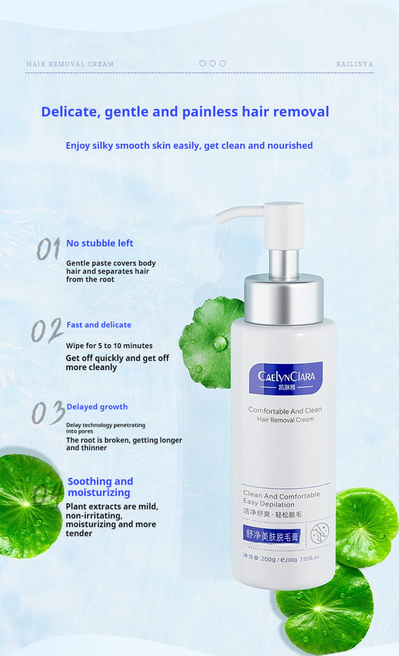 Mousse Mild Painless Skin Care Depilatory Cream