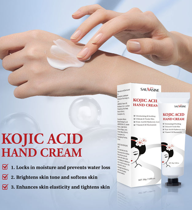 Kojic Acid Hand Cream Moisturizing White