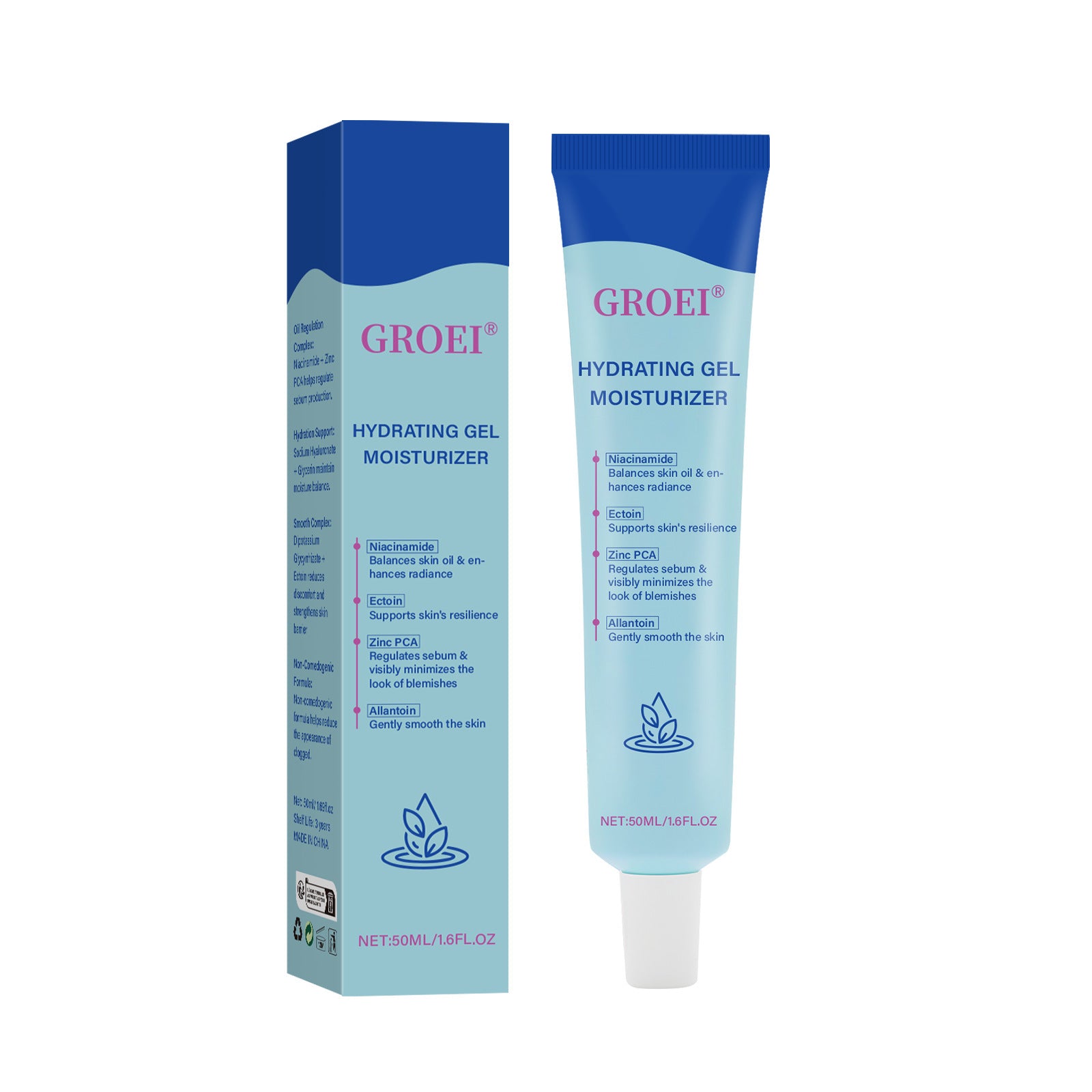 Moisturizing Facial Gel Hyaluronic Acid Hydrating