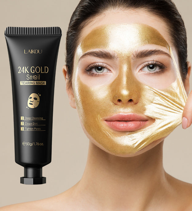 Gold Foil Snail Tear-Off Mask Hydrating
