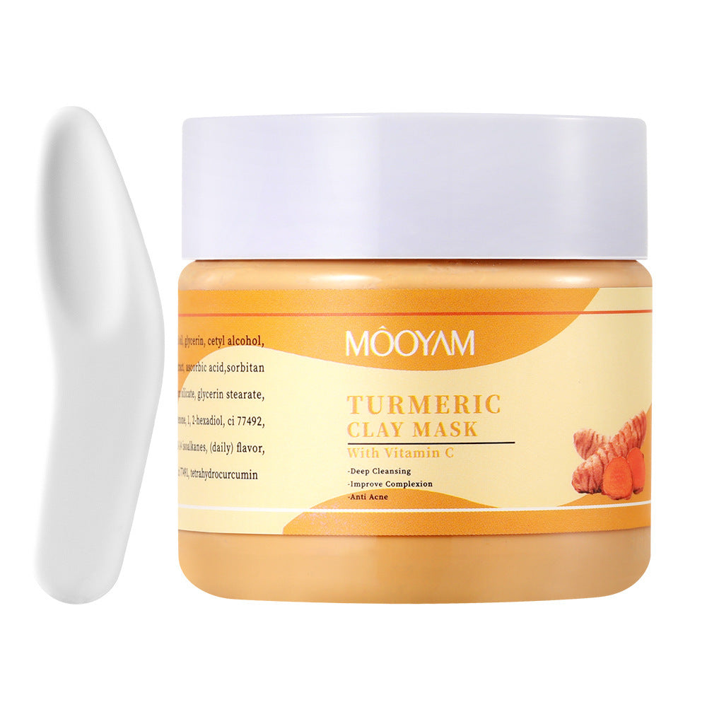 Blackhead Removing Turmeric Clay Mask Cleansing Pores Exfoliating