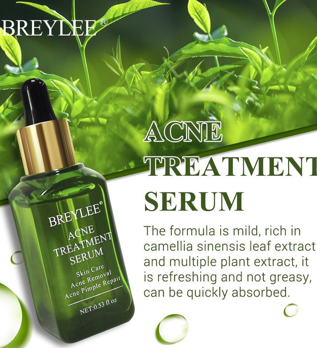 BREYLEE Acne Treatment Serum Face Facial Anti Acne Scar Removal Cream Skin Care Whitening Repair Pimple Remover For Acne