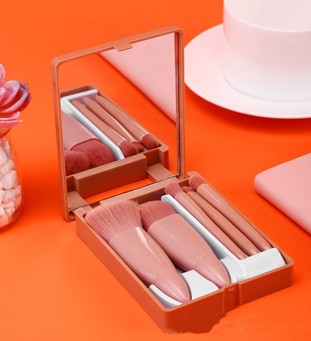 5Pcs Makeup Brushes Tool Set Cosmetic Powder Eye Shadow Foundation Blush Blending Make Up Brush