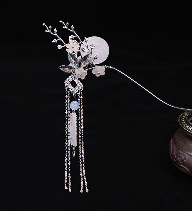 Retro Branches Of Shells Tassel Hairpin