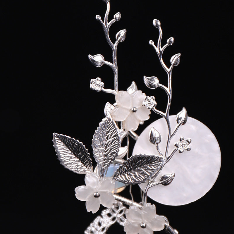 Retro Branches Of Shells Tassel Hairpin
