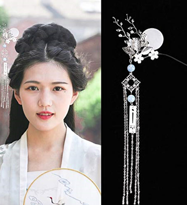 Retro Branches Of Shells Tassel Hairpin