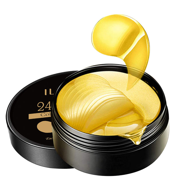 Liya 24k Collagen Gold Eye Mask 60 Pieces In A Box