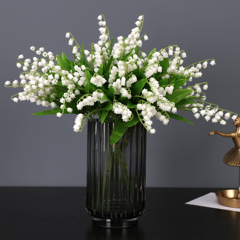 Simulated Lily Of The Valley Plastic Flower Single Lily Of The Valley