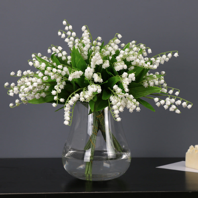 Simulated Lily Of The Valley Plastic Flower Single Lily Of The Valley