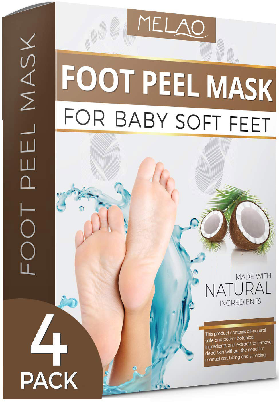 Exfoliating, Rejuvenating And Moisturizing Foot Mask