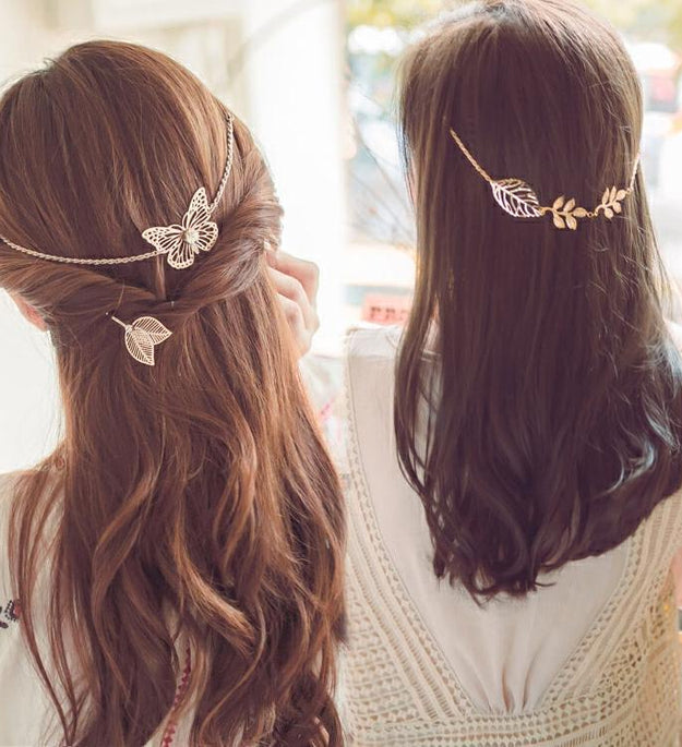 Back Hoop Hair Band Butterfly Fairy Hair Band