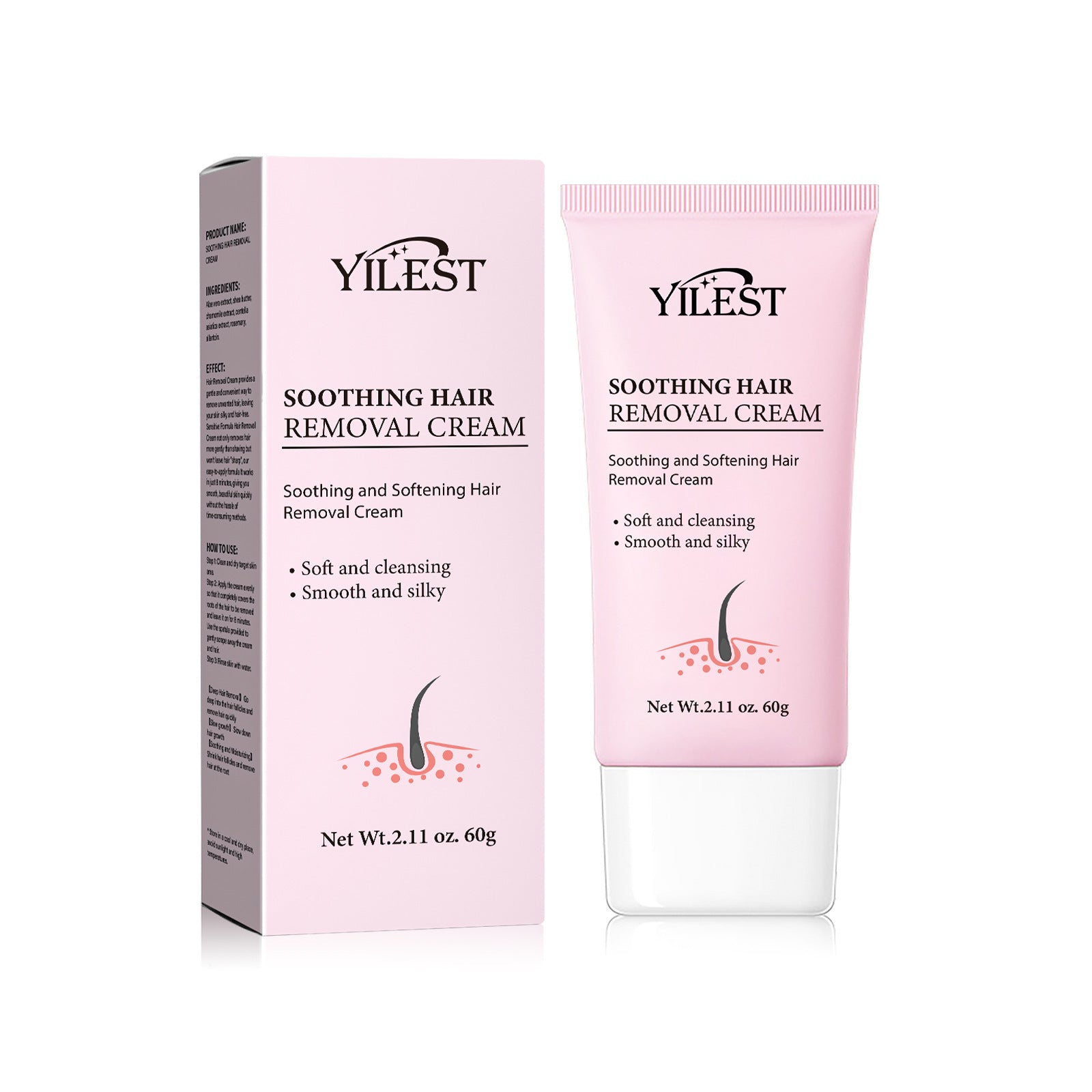 Depilatory Cream Mild, Smooth, Delicate And Moisturizing