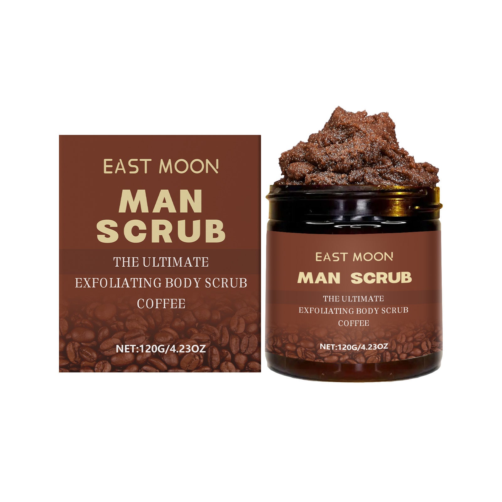Men's Coffee Body Scrub Cream Gentle Cleansing Cutin Dead Skin Moisturizing