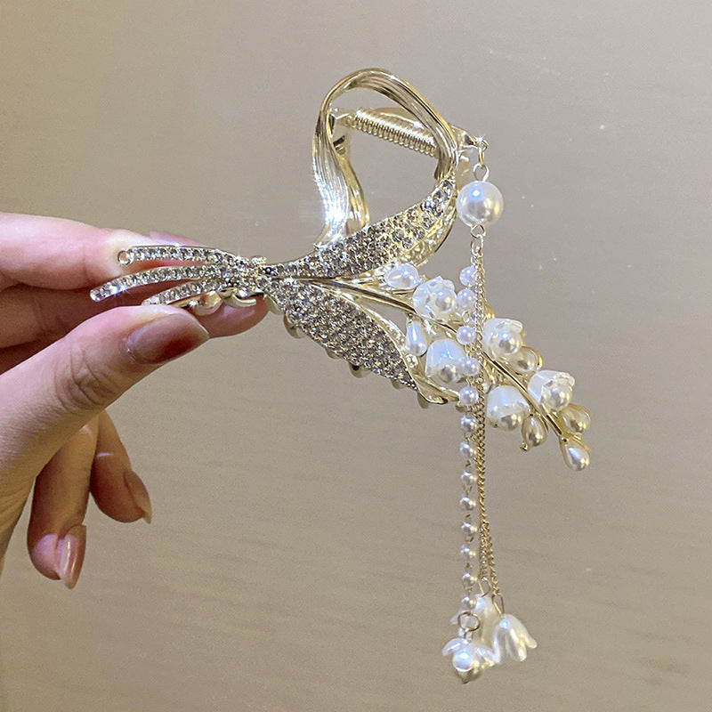 Summer Tassel Dished Hair Clip Headwear