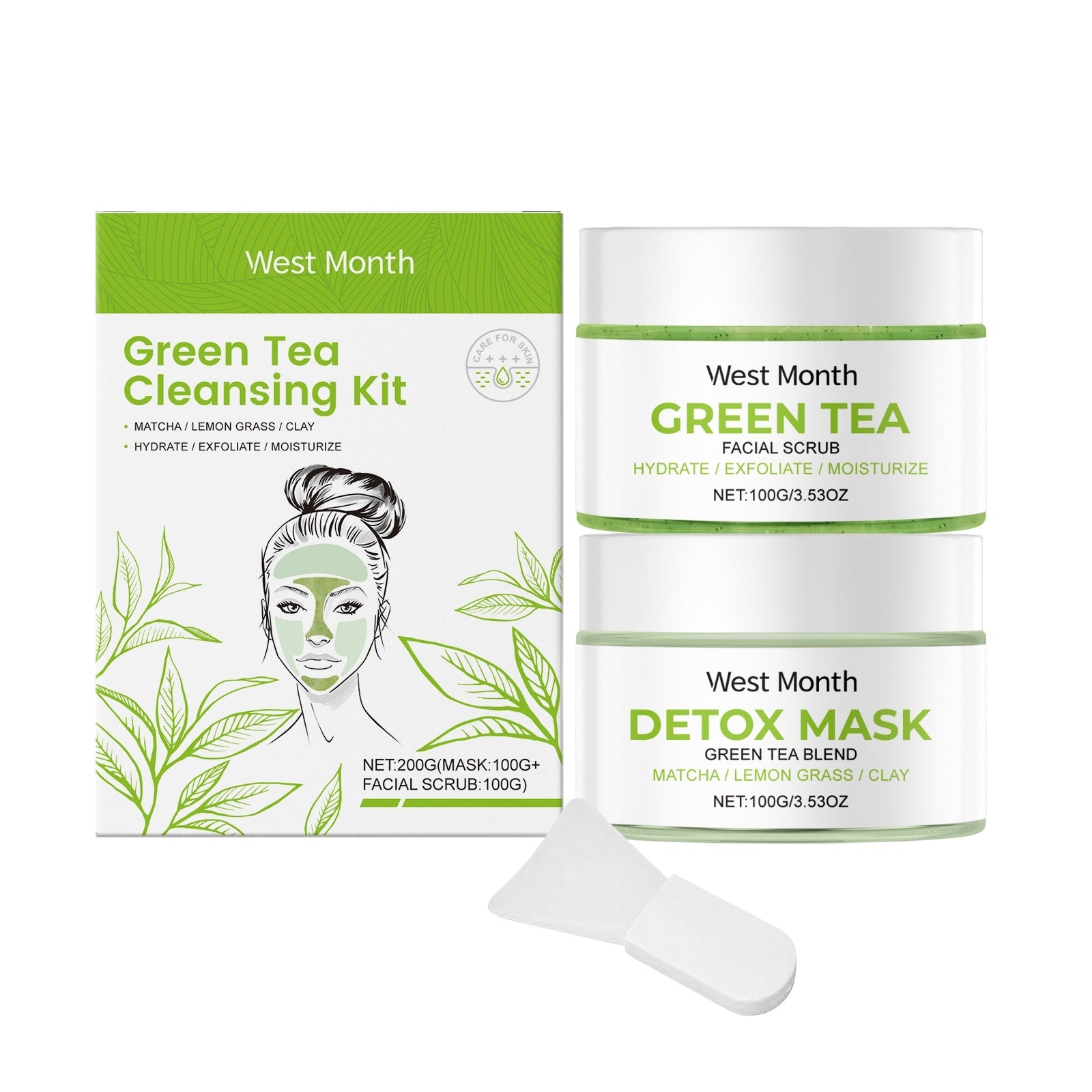 Green Tea Cleansing And Detoxification Set