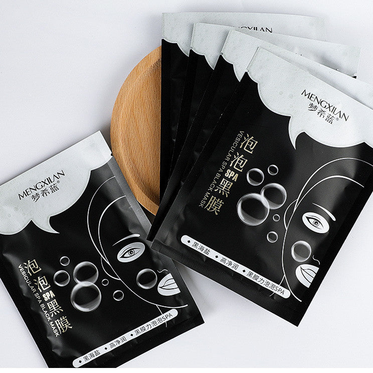 Breathing Bubble Mask Bamboo Charcoal Cleansing Deep Absorption Moisturizing