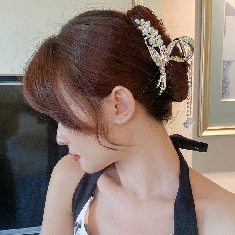 Summer Tassel Dished Hair Clip Headwear