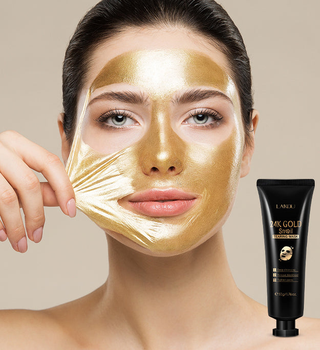 Gold Foil Snail Tear-Off Mask Hydrating