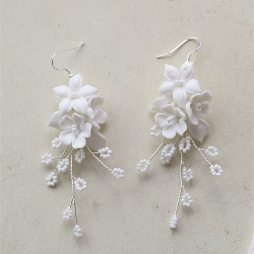 Women's Fashion Ceramic Flower Hairpin