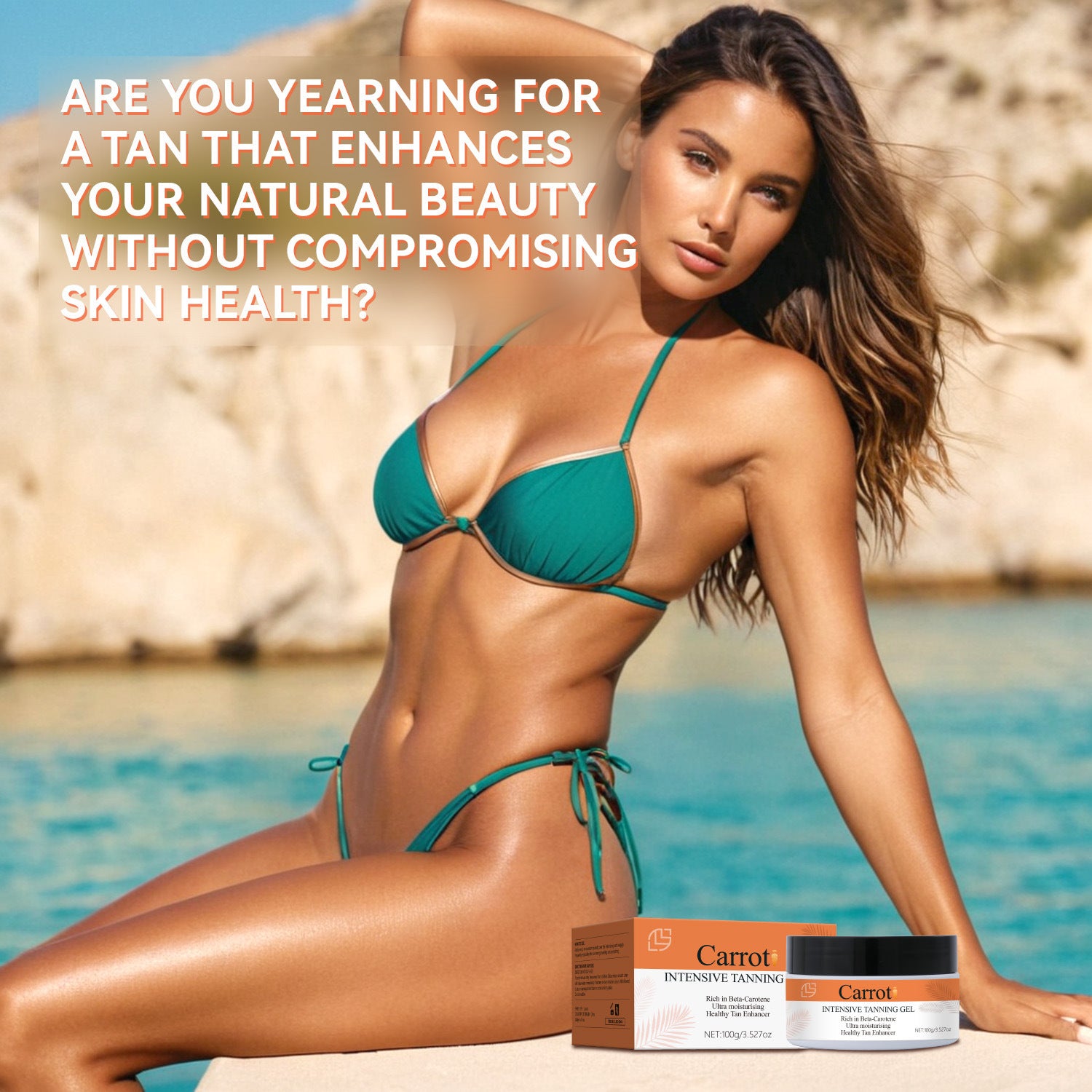 Carotene Sun Tanning Gel