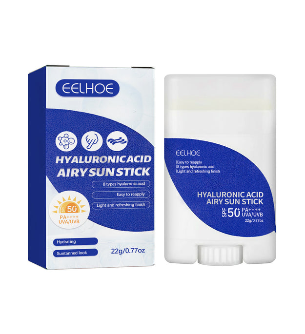 Lightweight Freshing And Moistrurizing Waterproof SPF50 Hyaluronic Acid Sun Block Stick