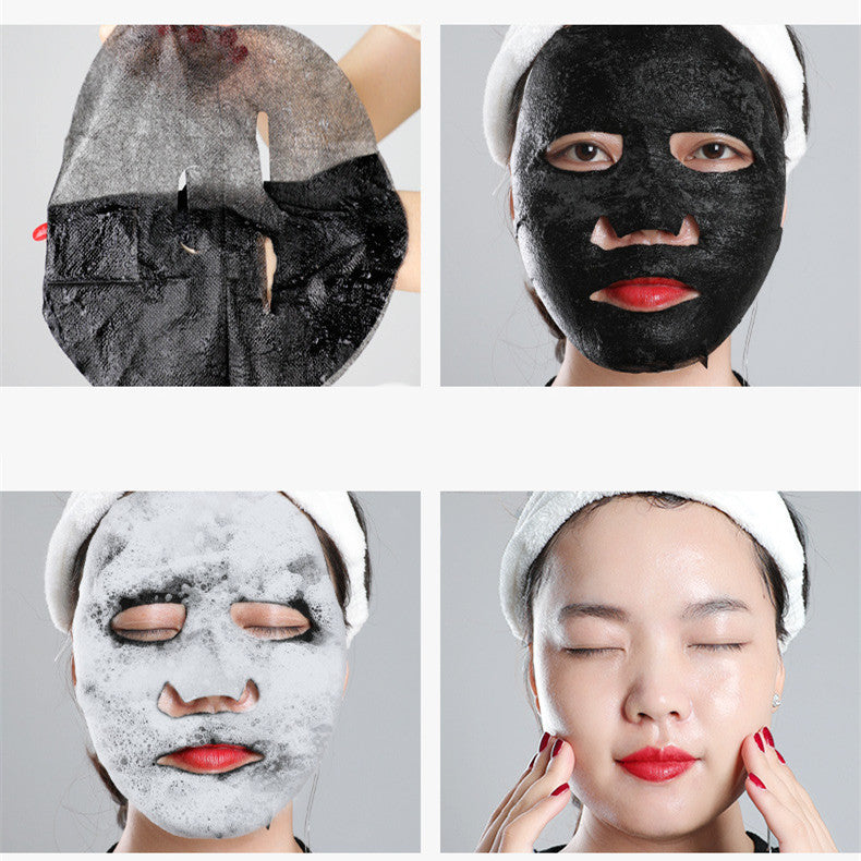 Breathing Bubble Mask Bamboo Charcoal Cleansing Deep Absorption Moisturizing