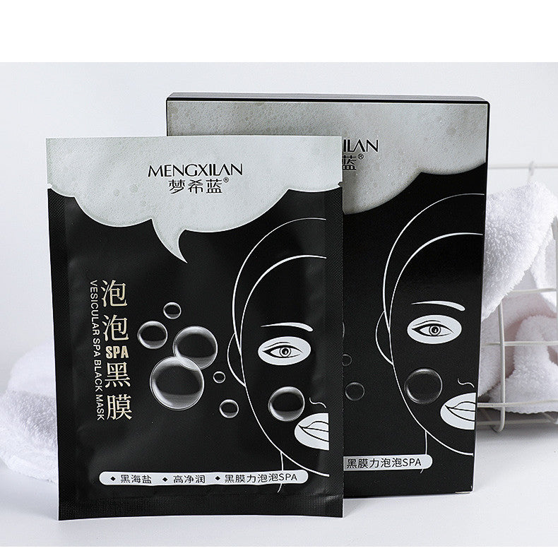 Breathing Bubble Mask Bamboo Charcoal Cleansing Deep Absorption Moisturizing