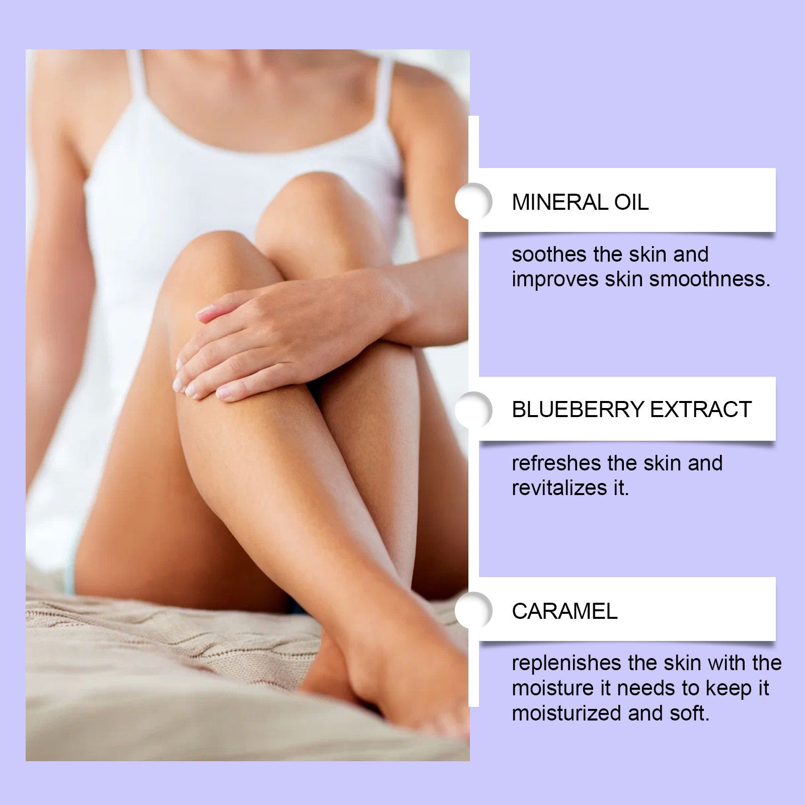 Blueberry Caramel Body Scrub Cream Mild