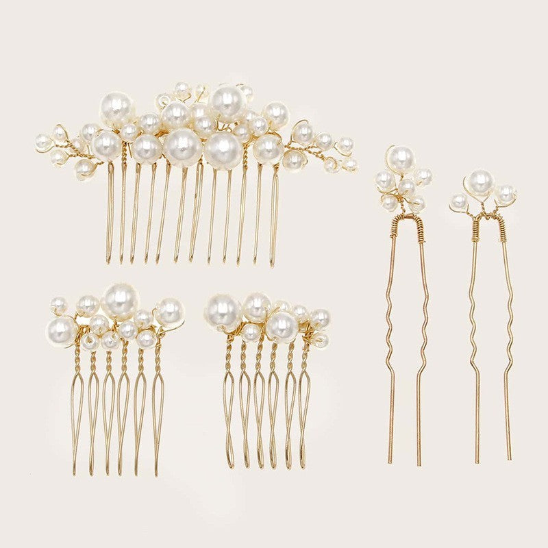 Elegant Pearl Hair U Clip Cheongsam Accessories