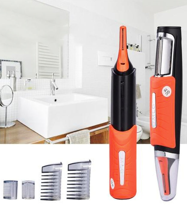 Multifunctional Double-head Shaving Machine Eyebrow Nose Hair Trimmer