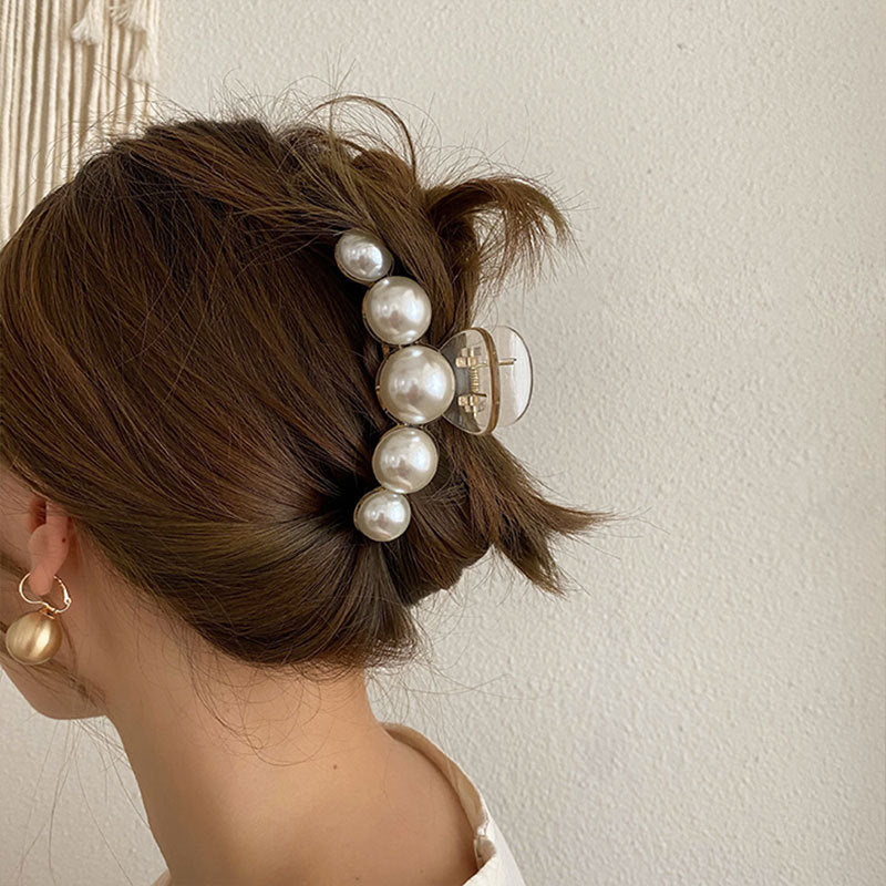 Pearl Hair Headgear Air Shark Clip