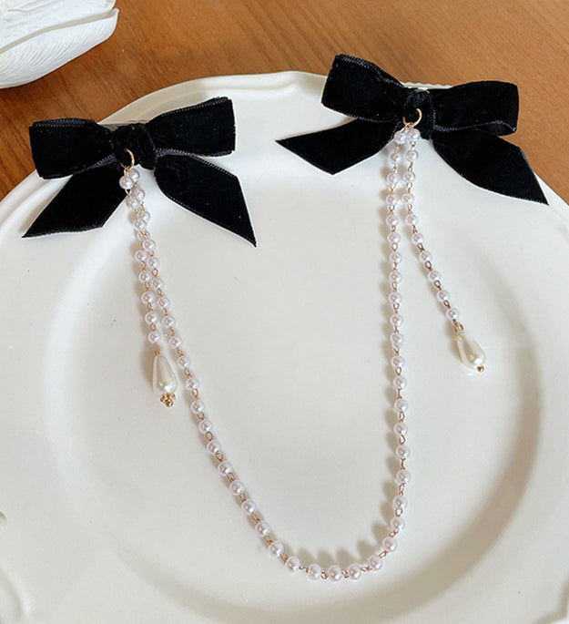 Pearl Tassel Small Fragrant Wind Side Clip Hair Clip Headdress Female