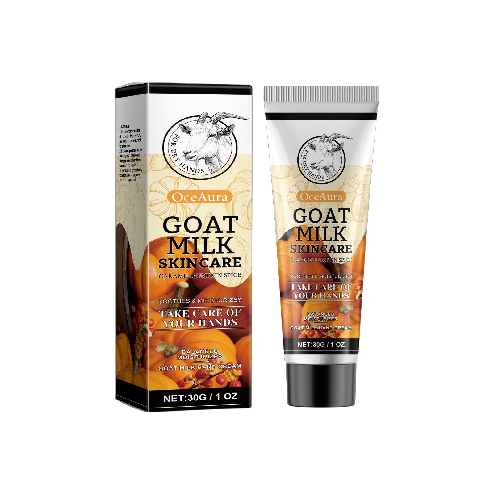 Caramel Pumpkin Spice Goat Milk Hand Cream