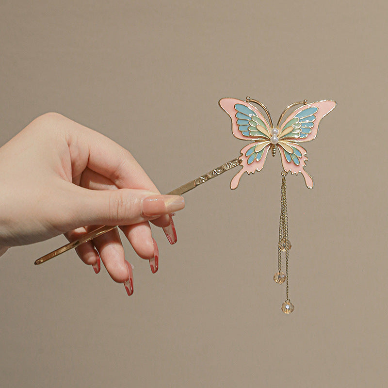 Fashion Butterfly Step Hairpin Simple