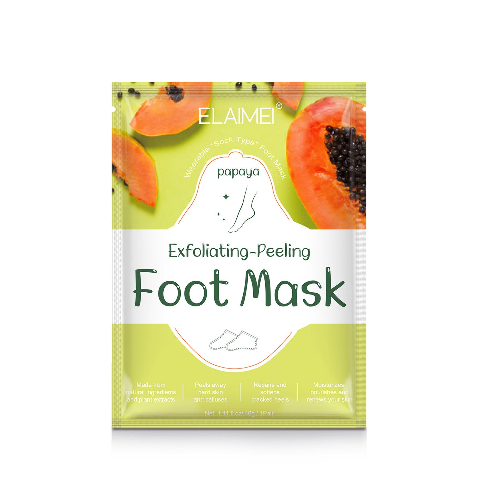 Exfoliating Foot Mask Feet Cream For Dead Skin Removal Foot Care Tool Removing Dead Skin Foot Peeling Whitening Foot