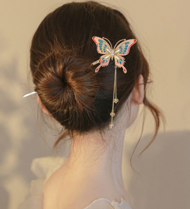 Fashion Butterfly Step Hairpin Simple