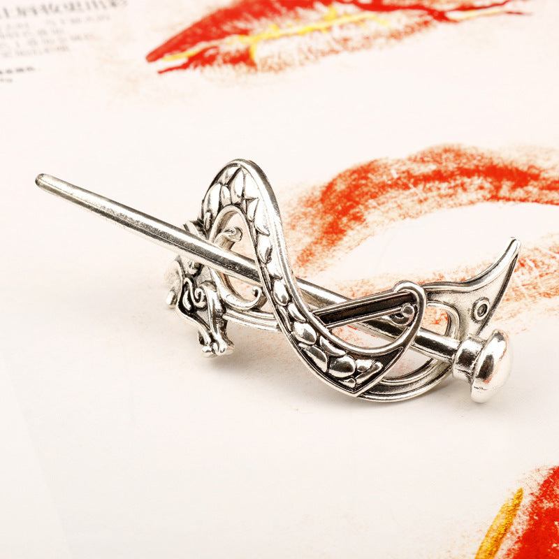 Metal hair clip