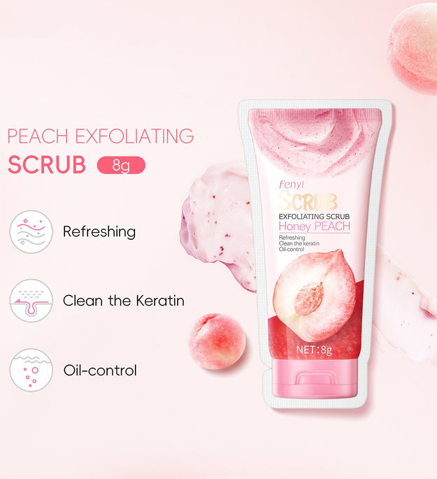 Peach Light Sense Body Scrub Cream