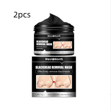 Bamboo Charcoal Blackhead Suction Mask Cleaning Tear And Pull Nose Mask Blackhead Suction Acne
