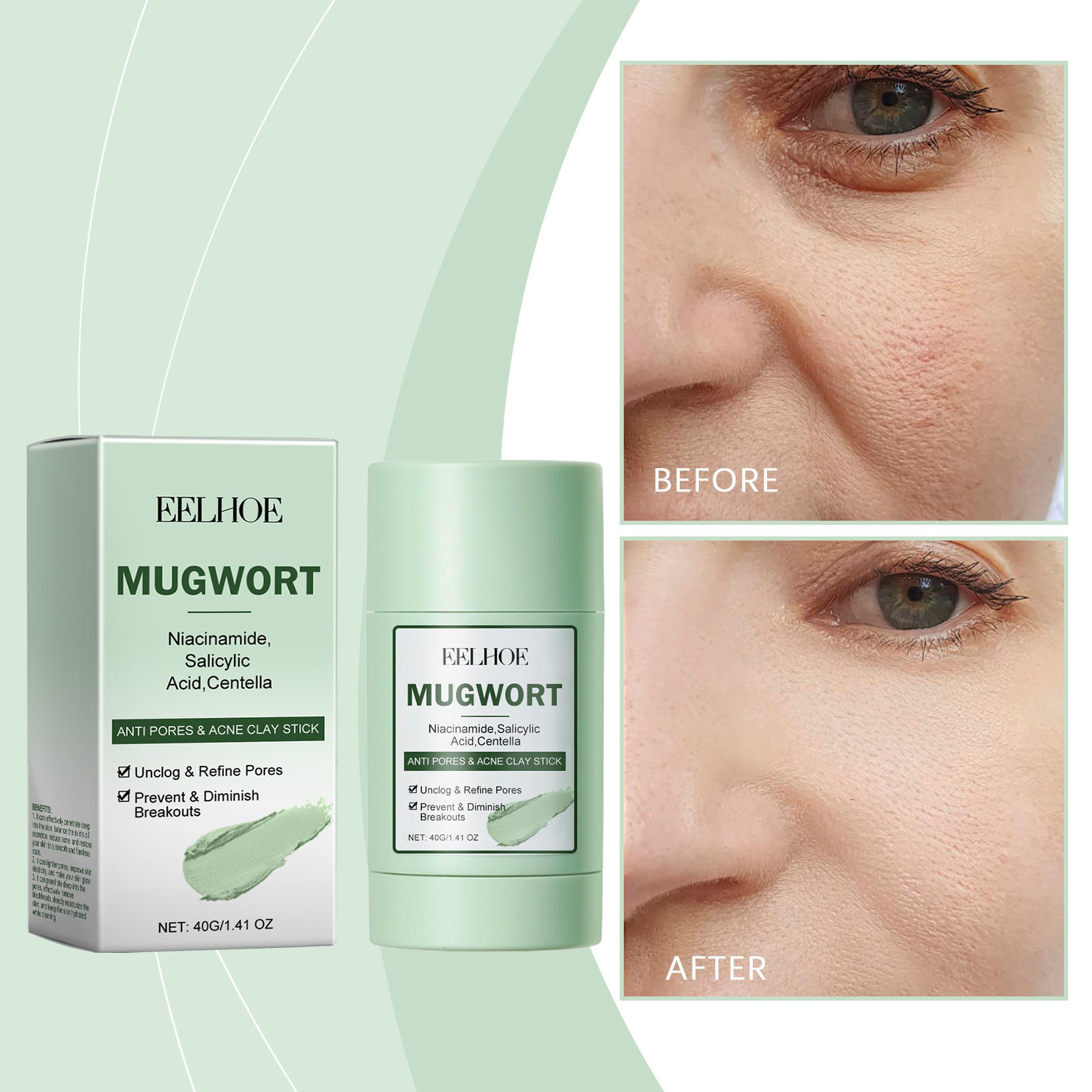 Deep Hydrating And Cleansing Pores Brightening And Moisturizing Clay Mask