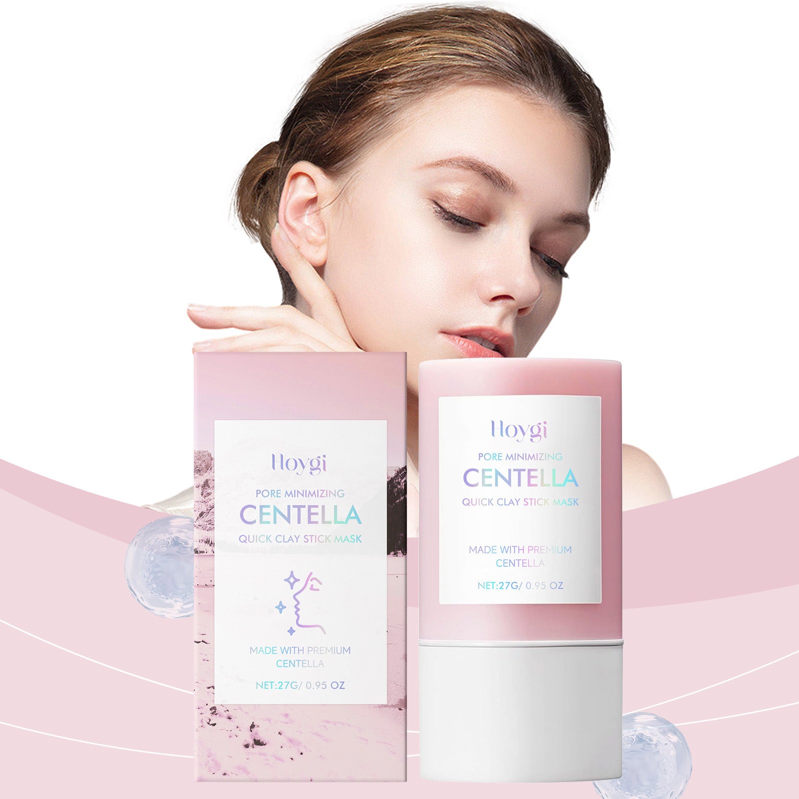 Centella Asiatica Clay Mask Stick Moisturizing And Soothing
