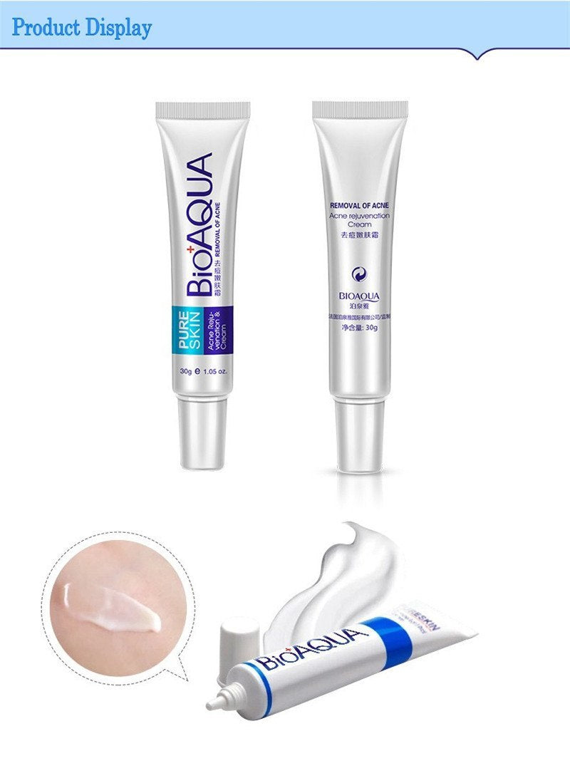 Anti Acne Cream Oil Control Shrink Pores Nourish Skin Acne Scar Remove Face Cream