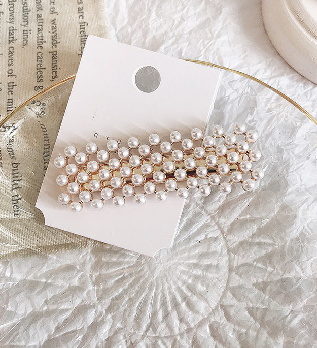 Pearl Hair Clip Retro Clip