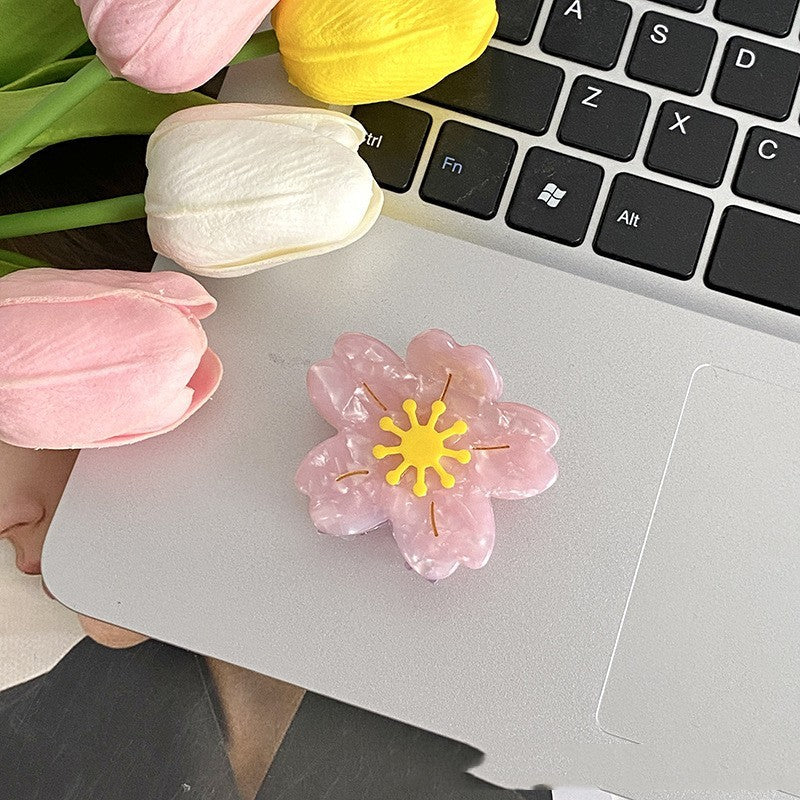 Flower Cherry Blossom Bell Orchid Grab Clip
