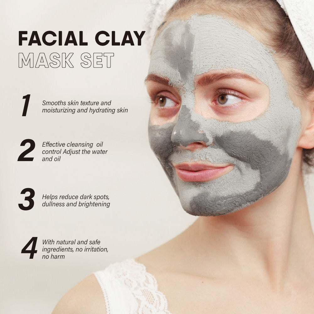 Three Colors Clay Mask Suit Moisturizing