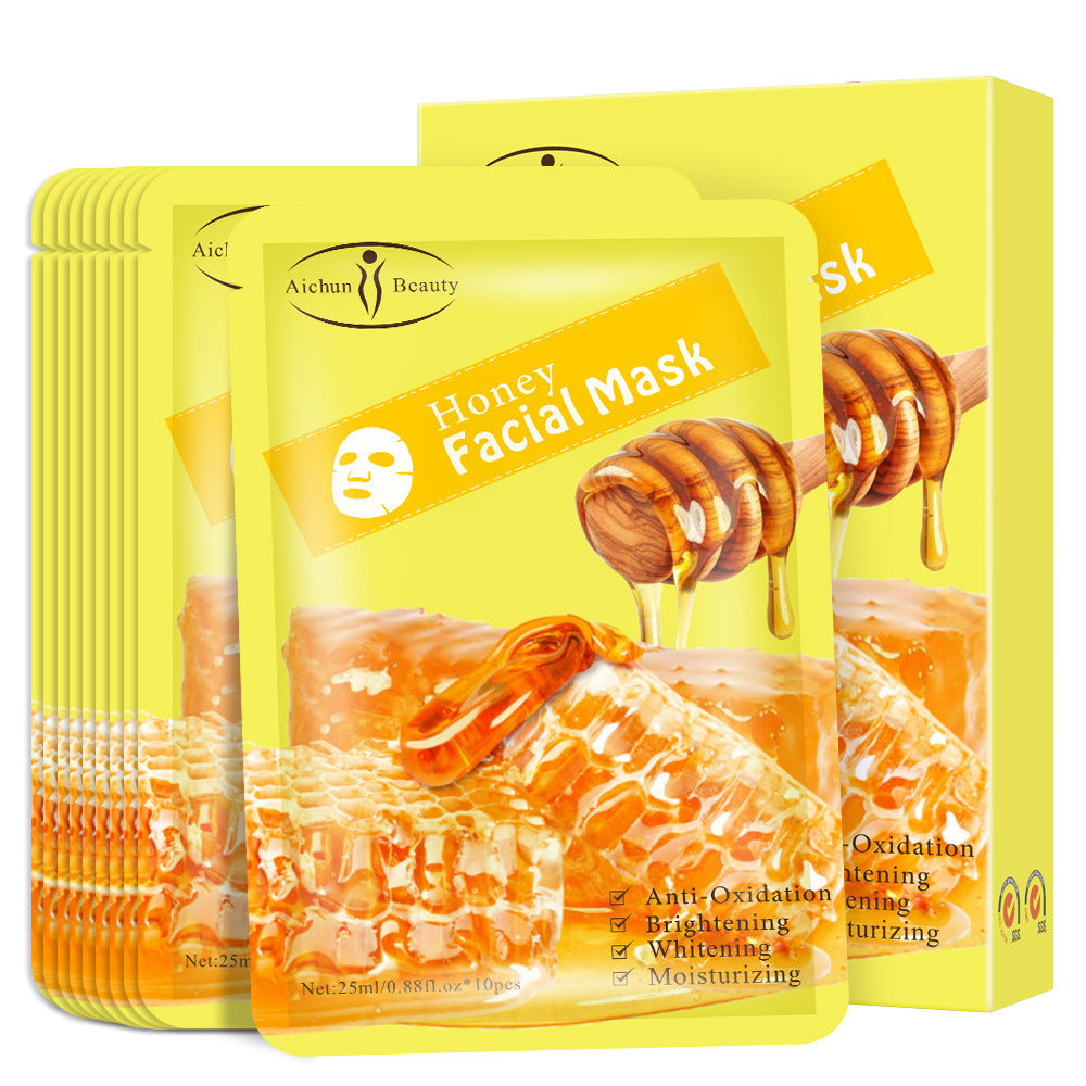 Honey Moisturizing Facial Mask Skin Brightening And Moisturizing