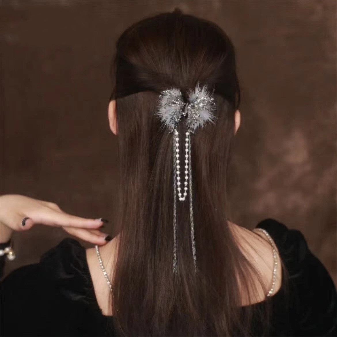 Women's Antique Butterfly Tassel Hairpin