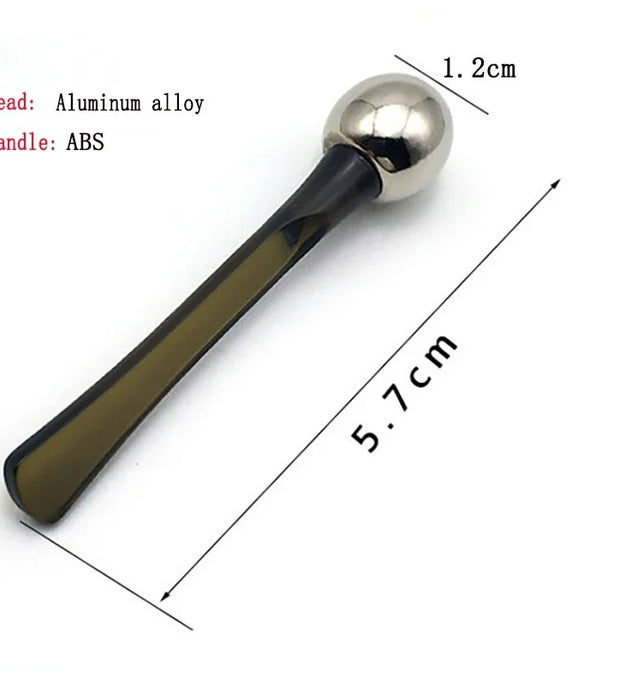 2pc Eye Roller Eye Cream Applicator Cosmetic Spatula Anti Wrinkle Facial Spoon Gold Alloy Face Thin Skin Care Tool  Eye Care Wrinkle Remove Dark Circles