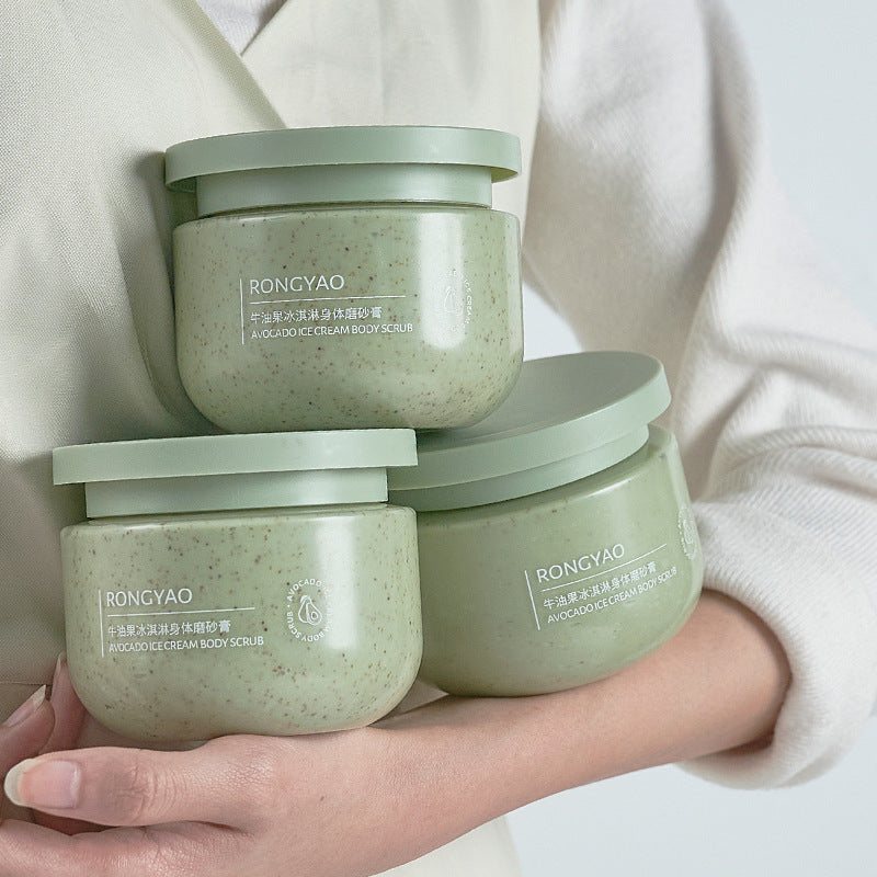 Avocado Ice Cream Body Scrub Cream